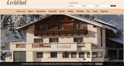 Desktop Screenshot of lechlihof.com